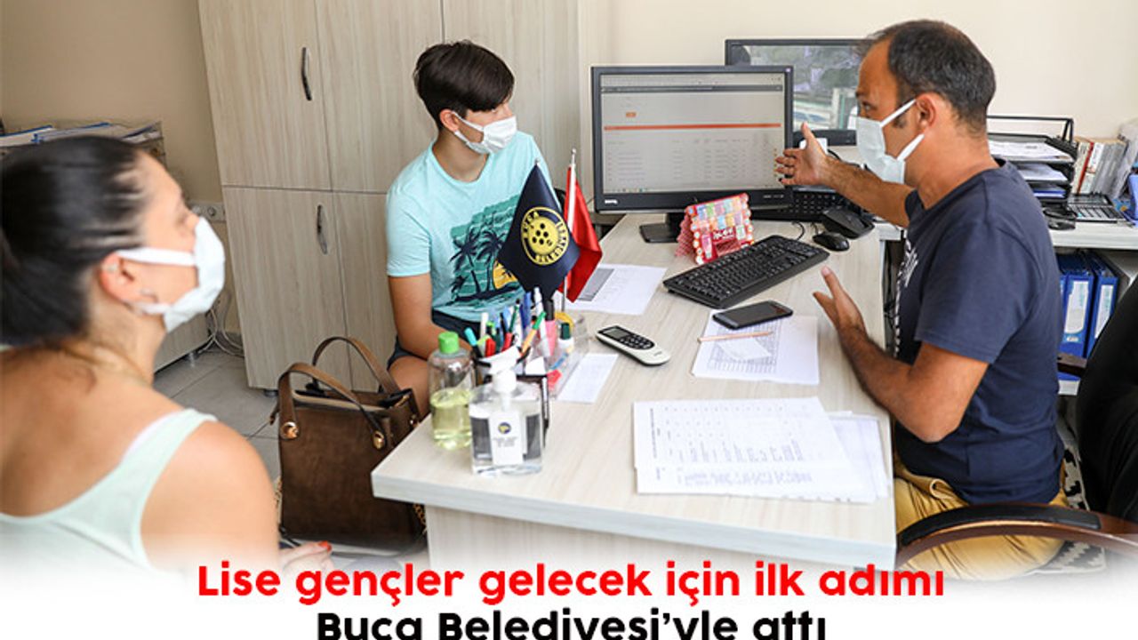 Buca’da LGS Tercih Günleri gençleri yalnız bırakmadı