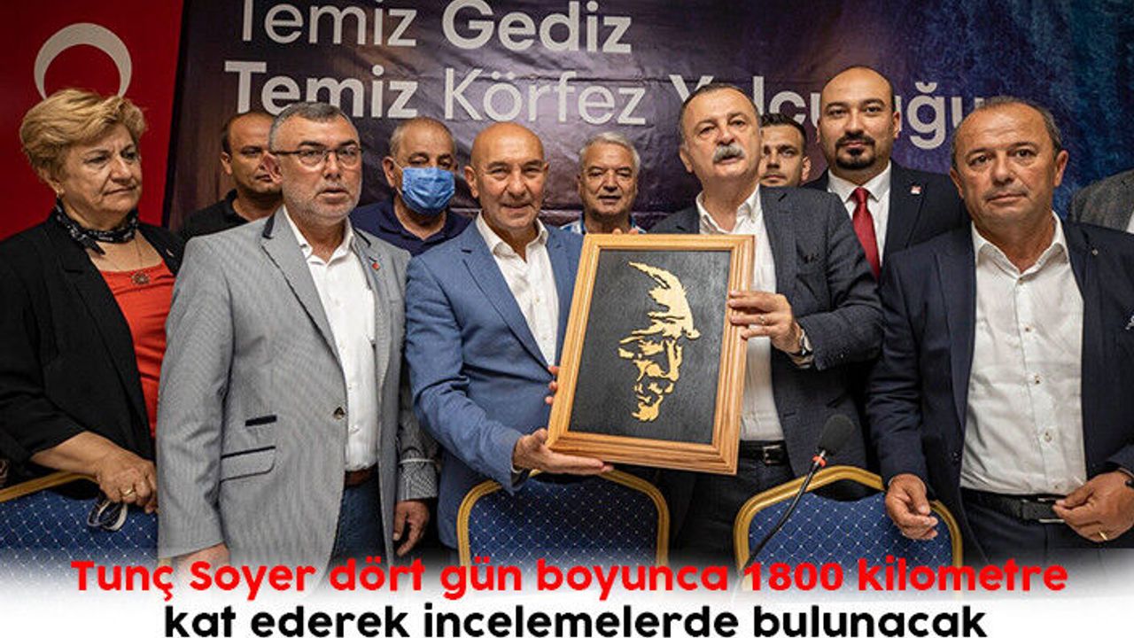 Tunç Soyer dört gün boyunca 1800 kilometre kat ederek incelemelerde bulunacak