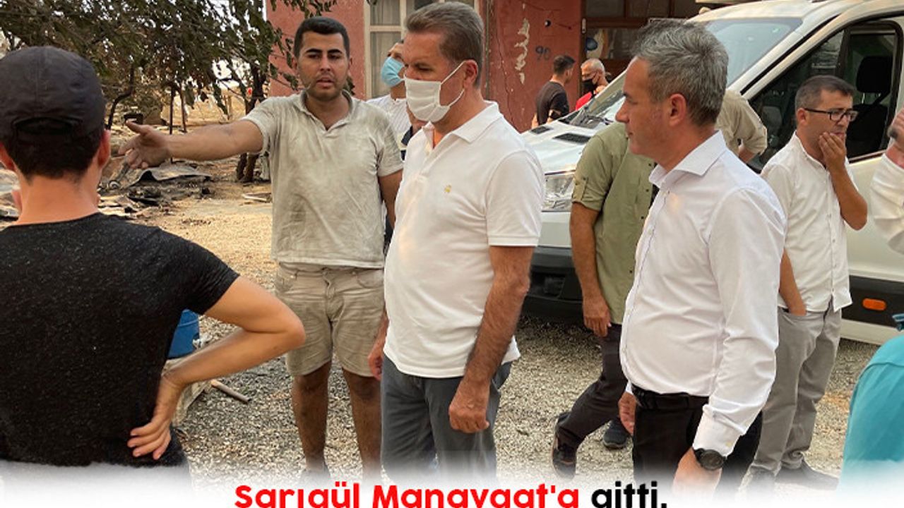 Sarıgül Manavgat'a gitti.