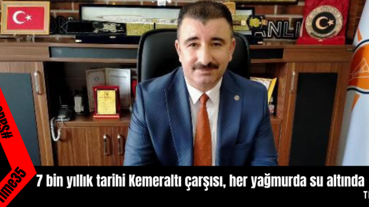 7 bin yıllık tarihi Kemeraltı çarşısı, her yağmurda su altında