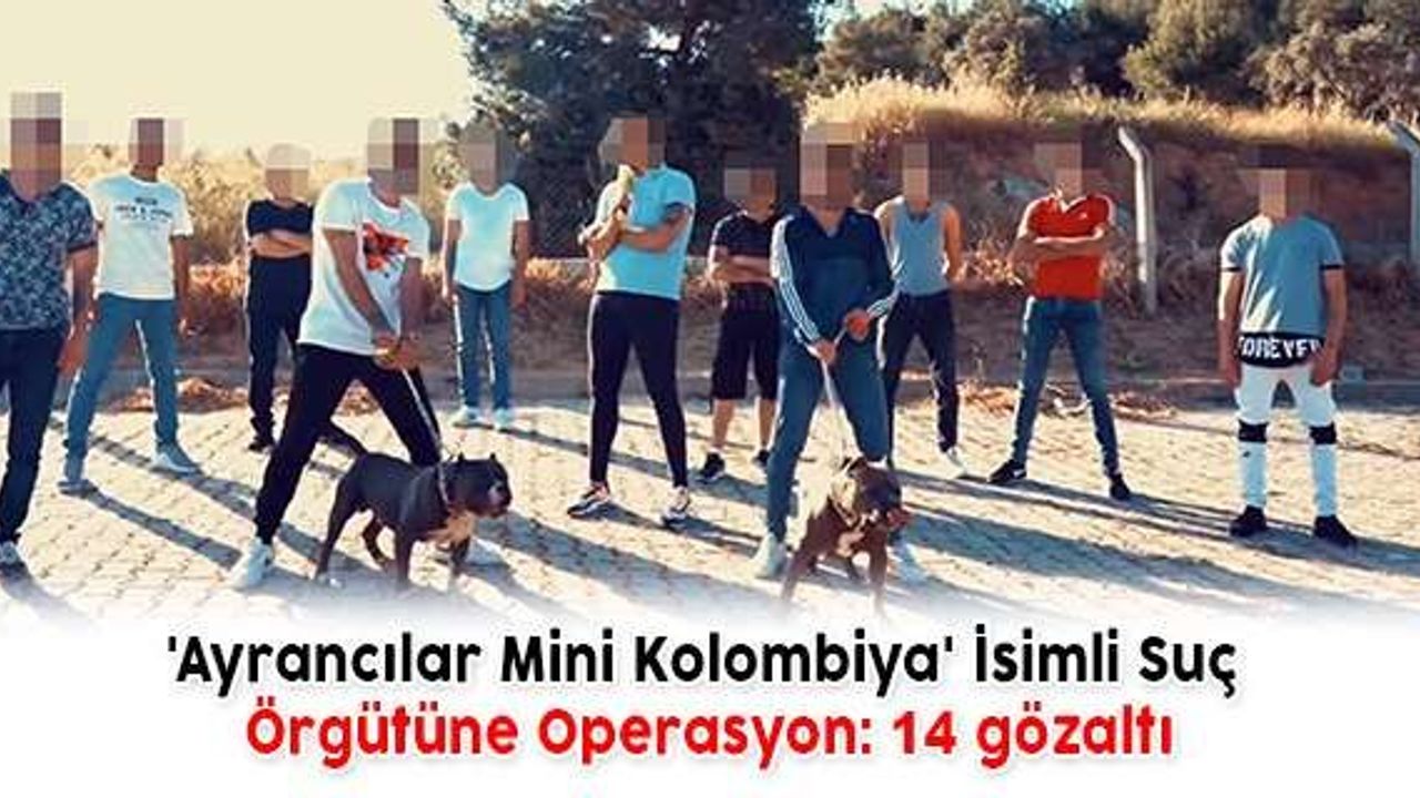'Ayrancılar Mini Kolombiya' İsimli Suç Örgütüne Operasyon: 14 gözaltı