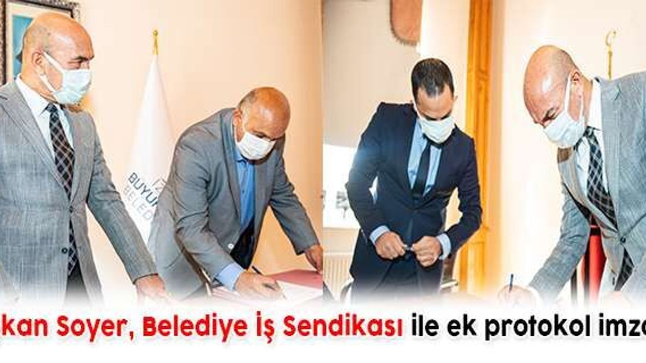 Belediye İş Sendikası ile ek protokol imzalandı
