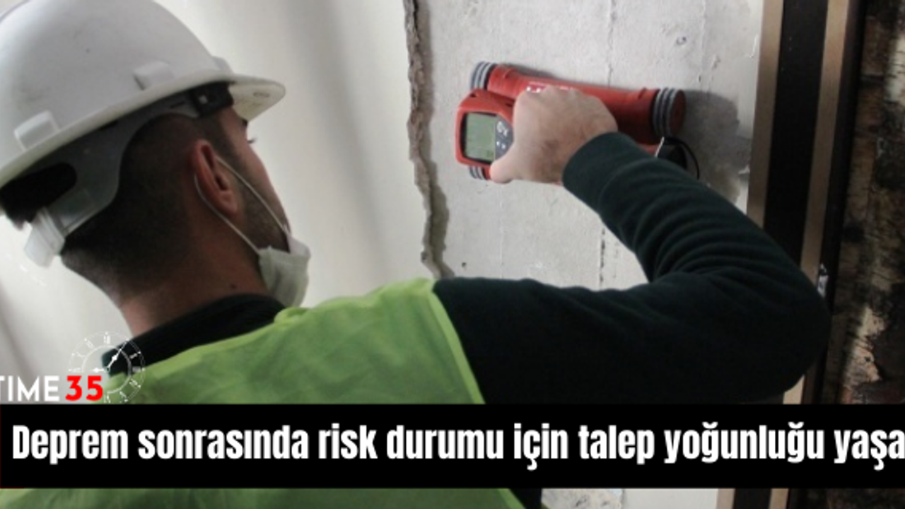 İzmir depremi sonrası binaların risk durumu için talep yoğunluğu