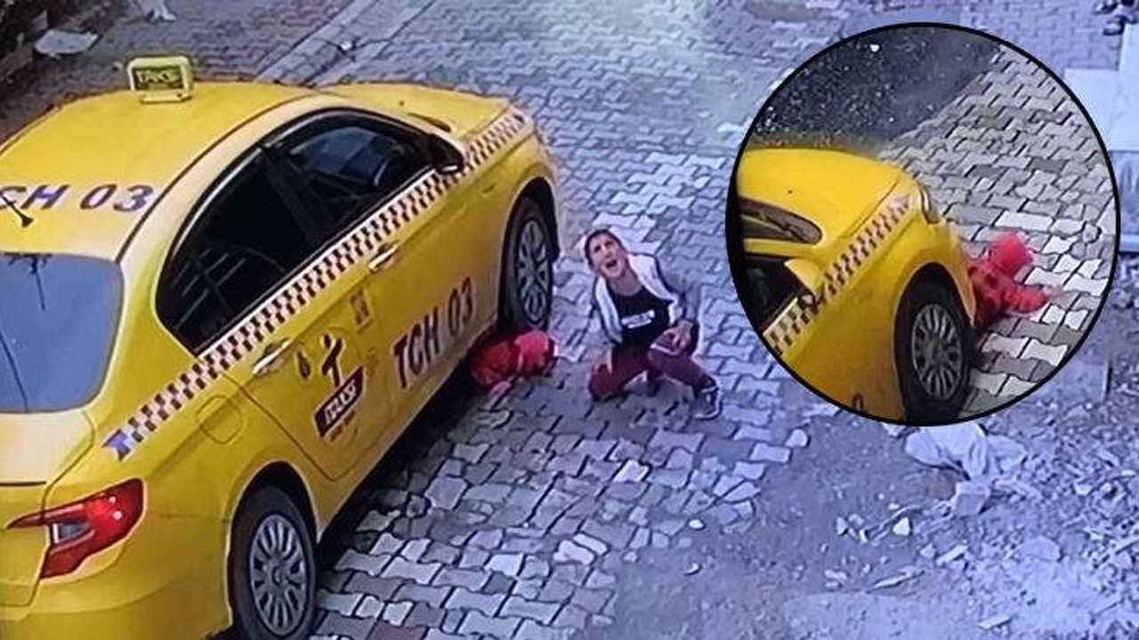 Esenyurt’ta feci kaza, 4 yaşındaki çocuğun üstünden ticari taksi geçti