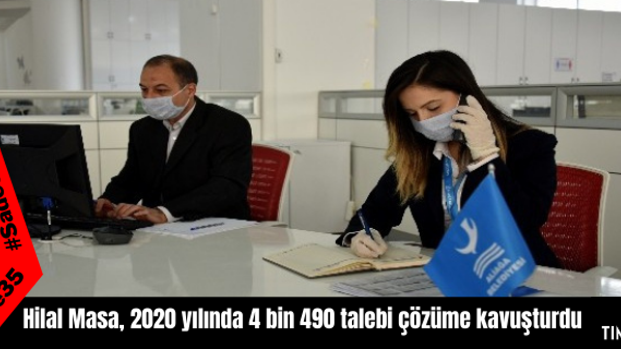 Hilal Masa, 2020 yılında 4 bin 490 talebi çözüme kavuşturdu