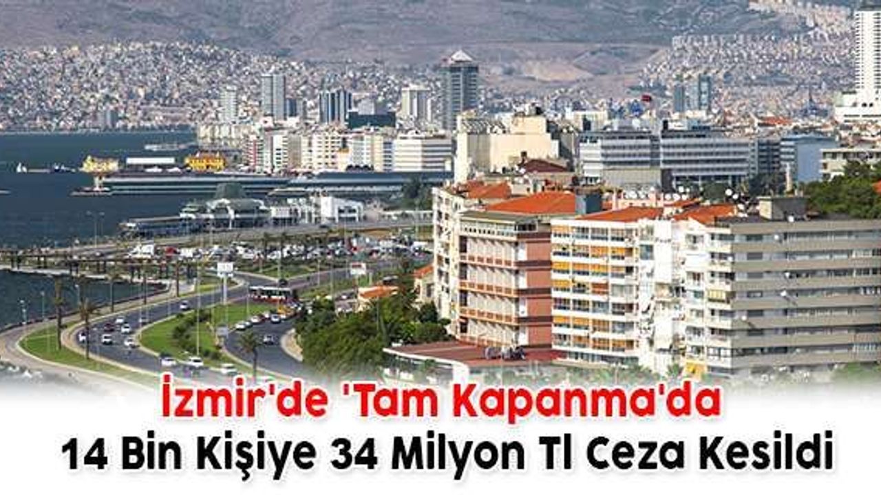 Tam Kapanma'da 14 Bin Kişiye 34 Milyon Tl Ceza Kesildi
