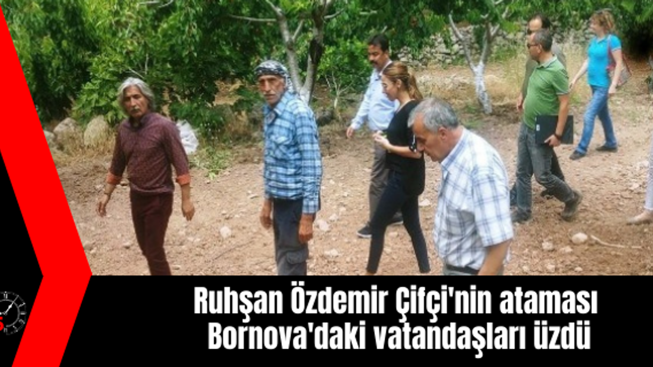 Ruhşan Özdemir Çifçi'nin ataması Bornova'daki vatandaşları üzdü