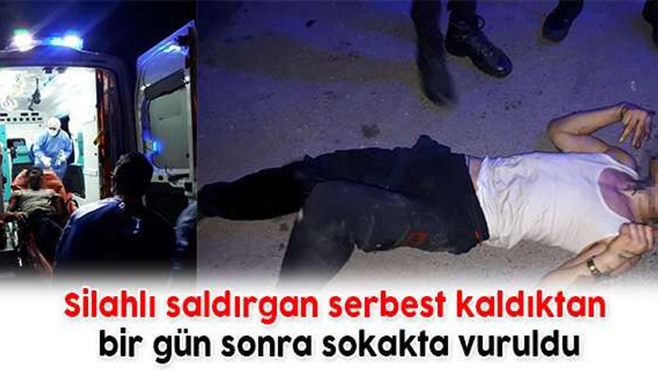 Serbest kaldıktan bir gün sonra sokakta vuruldu