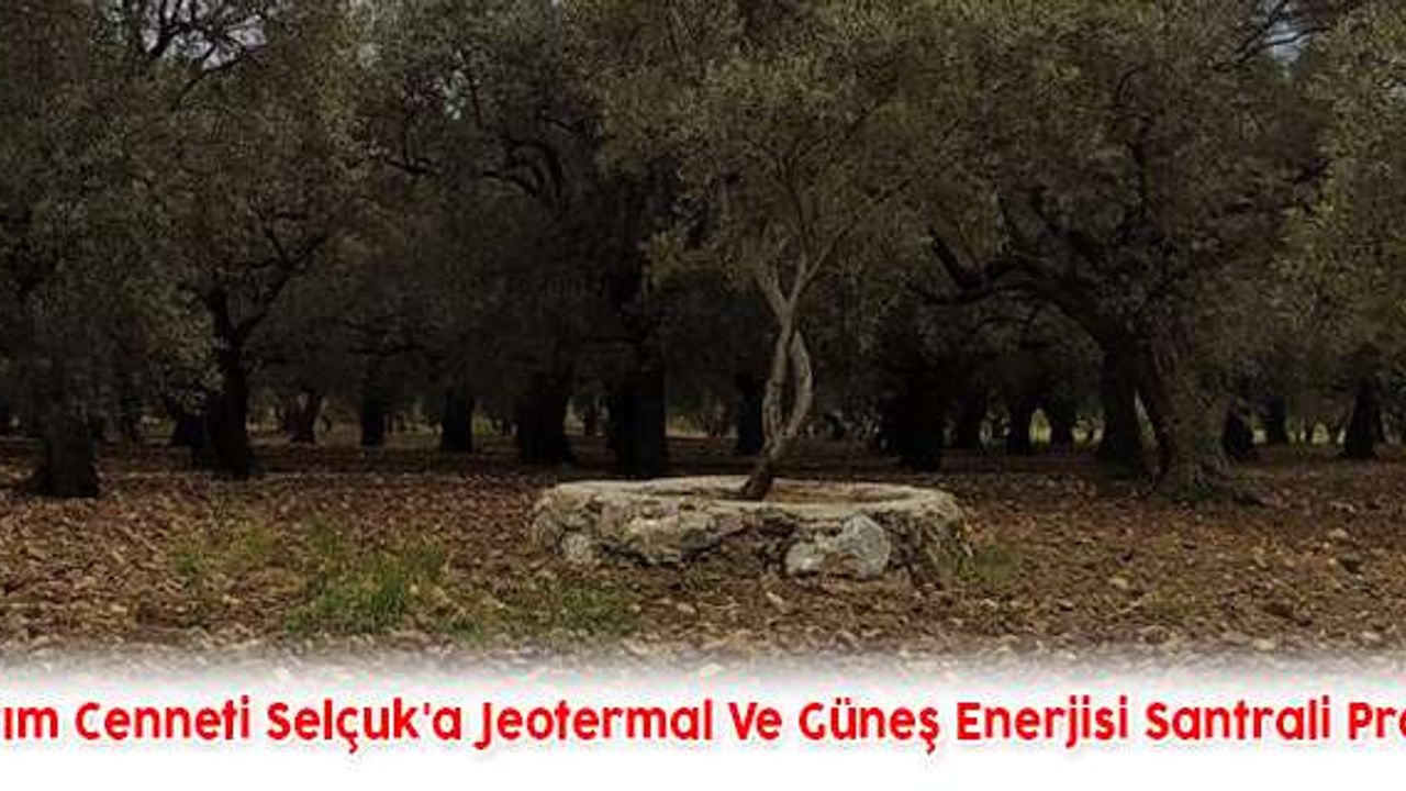 Tarım Cenneti Selçuk'a Jeotermal Ve Güneş Enerjisi Santrali Projesi