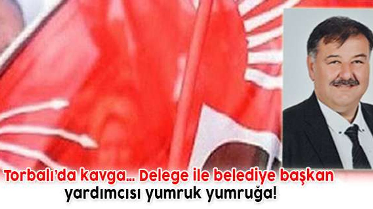Delege ile belediye başkan yardımcısı yumruk yumruğa!