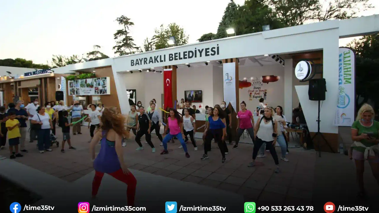 İzmir Fuarı’nda Bayraklı Belediyesi fark yarattı