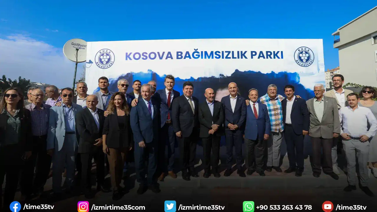 Buca’da Kosova Bağımsızlık Parkı’na görkemli açılış