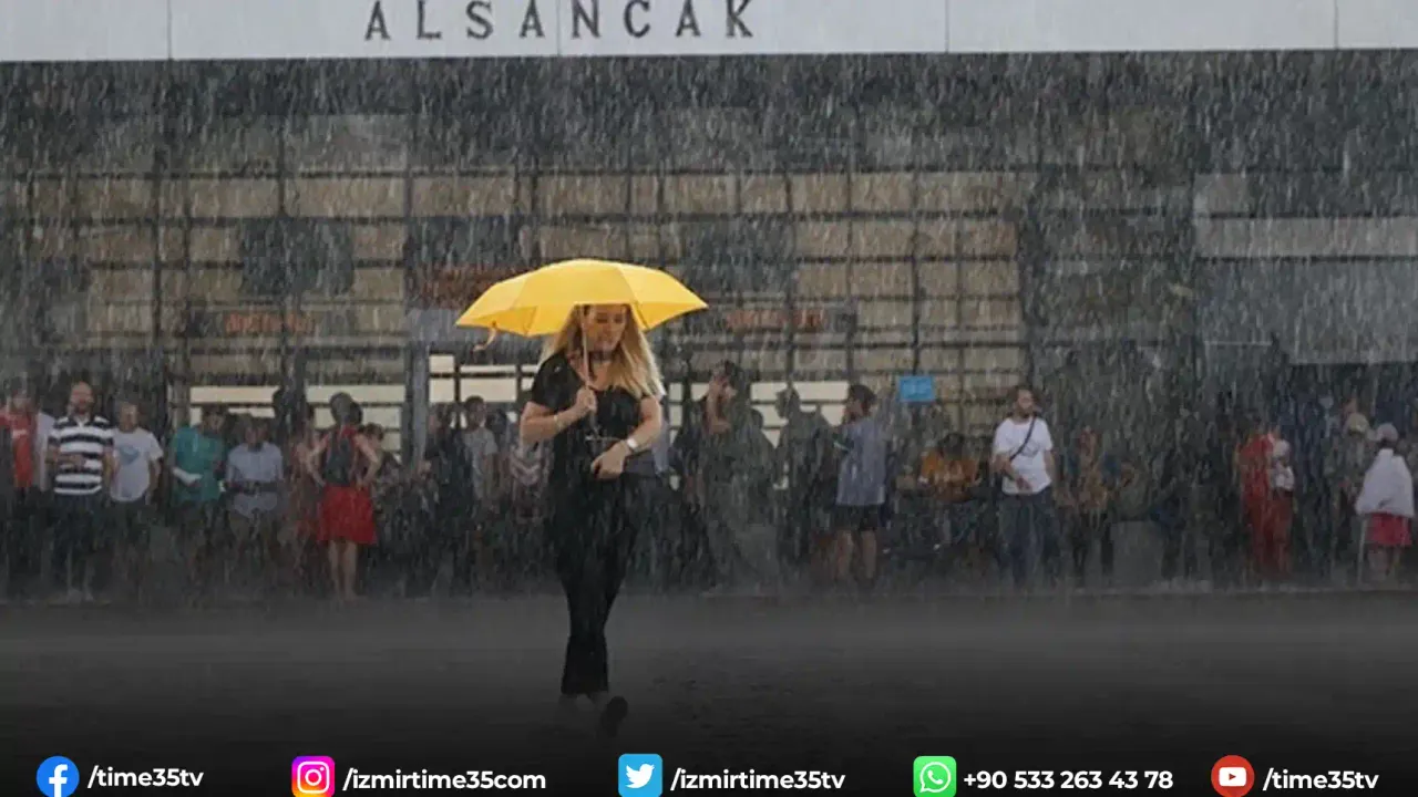 İzmir’de kuvvetli yağış uyarısı!