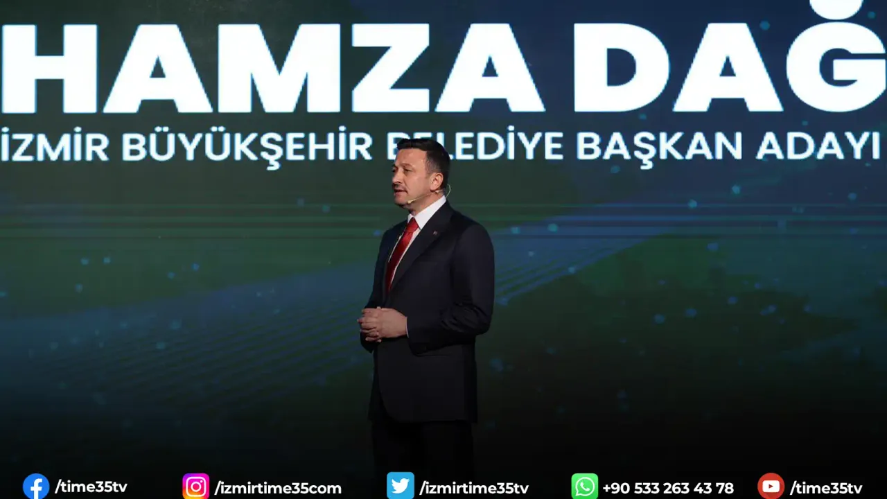 AK Partili Hamza Dağ İzmir'e vaatlerini açıklıyor