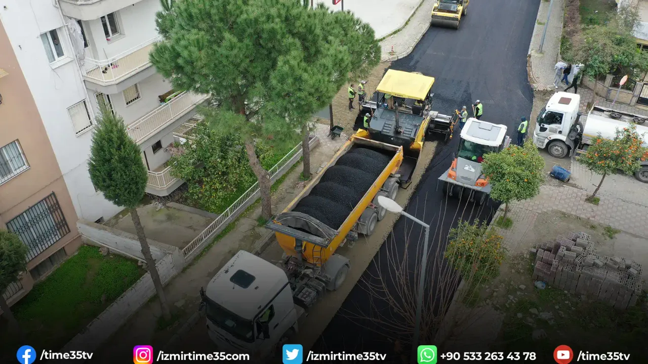 Aydın Büyükşehir’den Efeler’e asfalt hamlesi