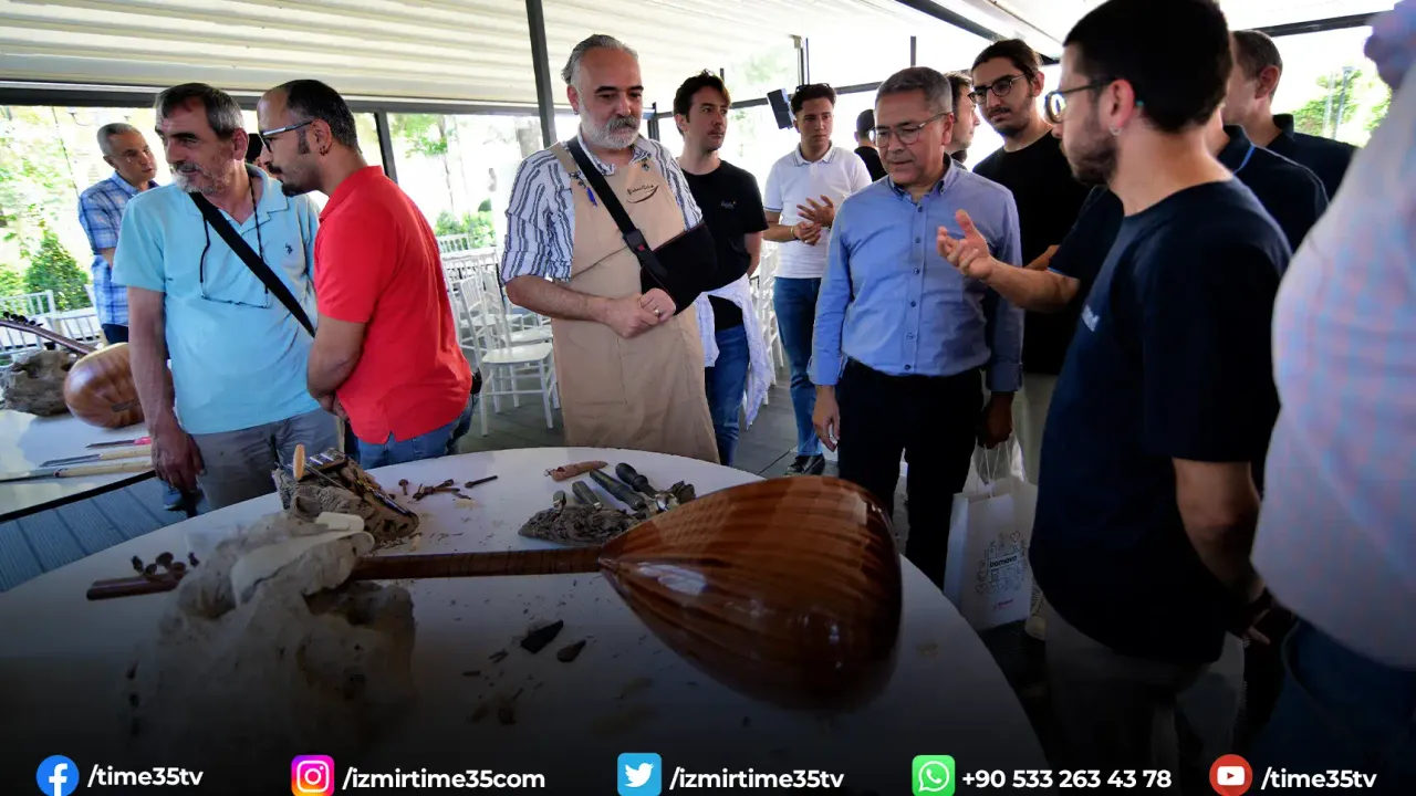 Bornova’da Çalgı Yapım Çalıştayı büyük ilgi gördü