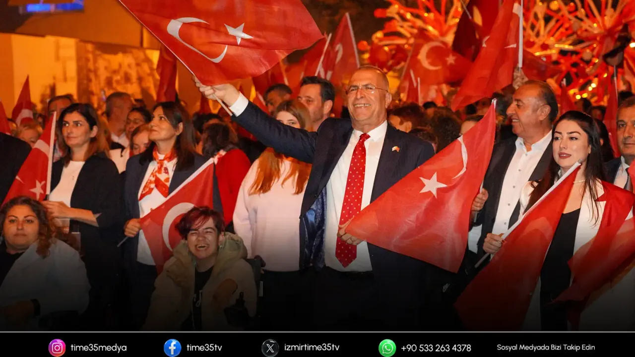 Cumhuriyet Bayramı Gaziemir’de coşkuyla kutlandı
