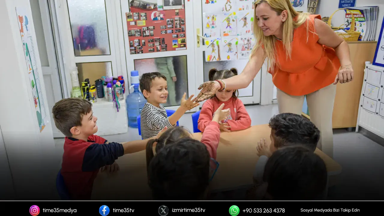 Yuvamız İzmir’de miniklere sağlık dersi