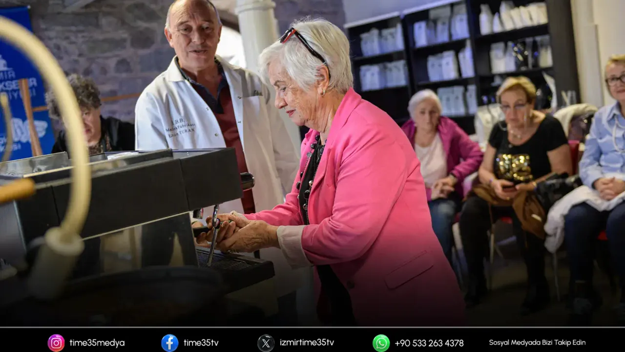 Torunlara kahve sözü: İleri yaş baristalar iş başında