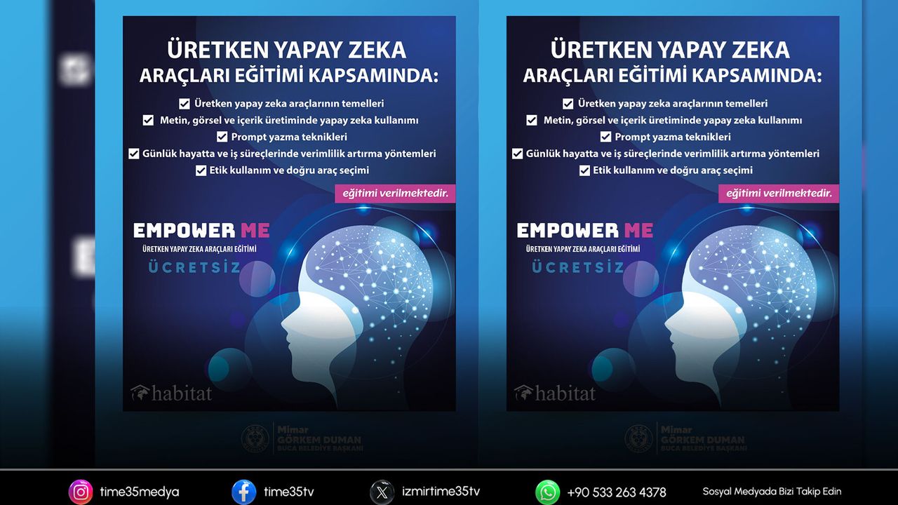 Buca’da gençler için ücretsiz yapay zekâ eğitimi başlıyor