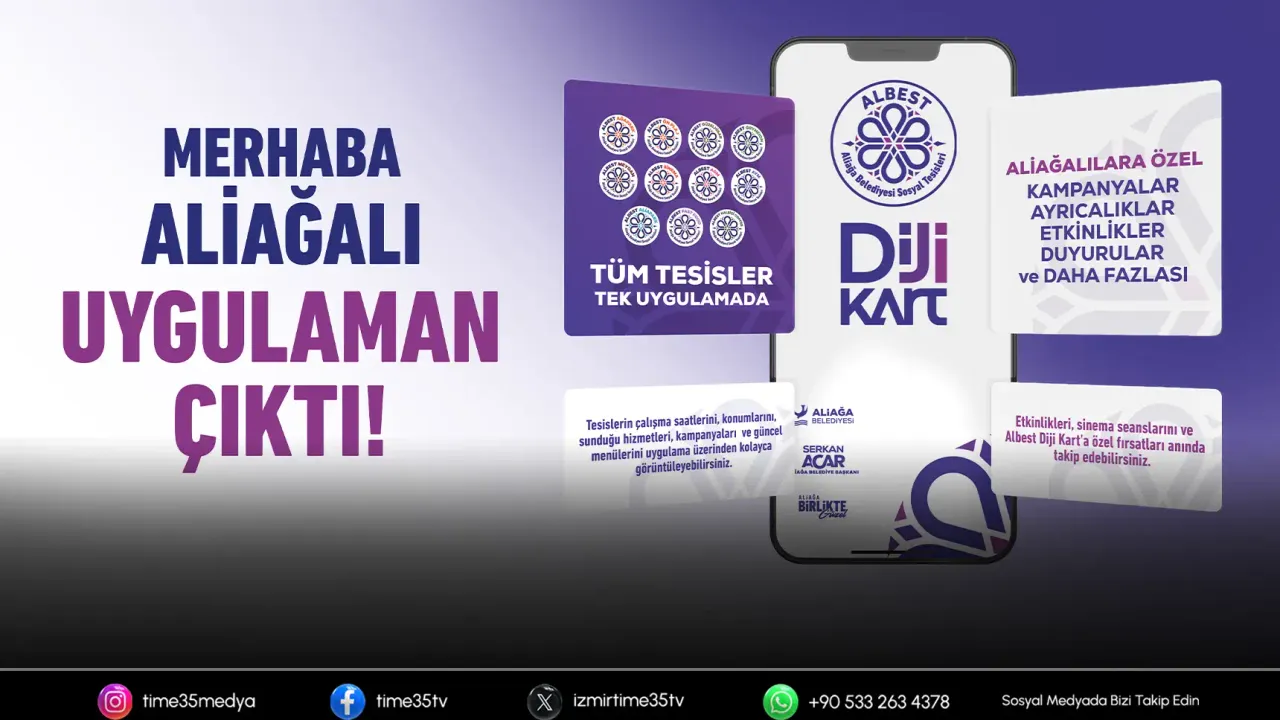 Aliağa’da sosyal tesislerde dijital dönem