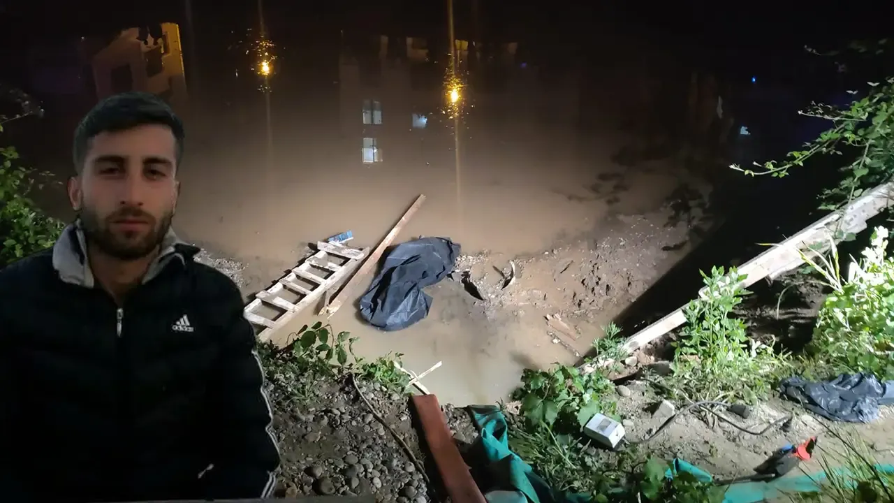 Çalıştığı inşaatın temelindeki suda ölü bulundu