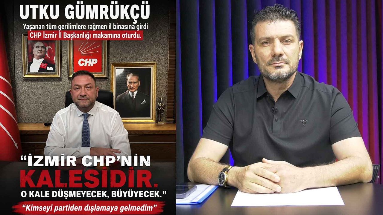Utku Gümrükçü "İzmir CHP'nin kalesidir. O kale düşmeyecek, büyüyecek."
