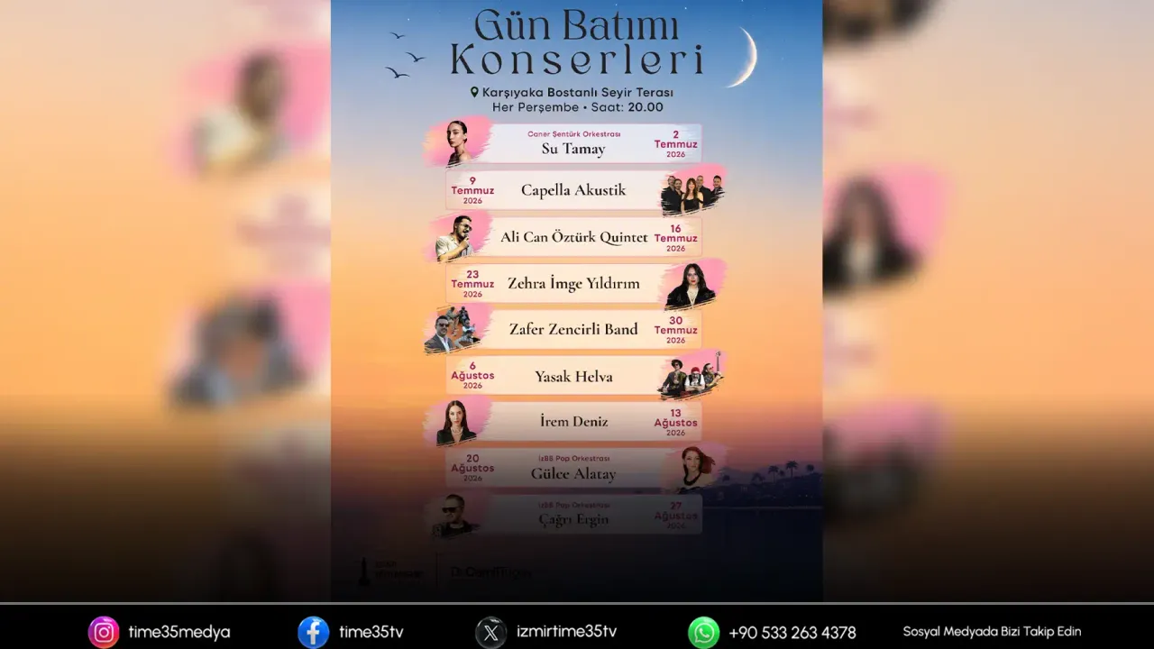 İzmir’de Gün Batımı konserleri başlıyor