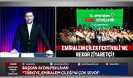 Emiralem Çilek Festivali'ne rekor ziyaretçi!