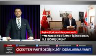 Başkan Çiçek “Menderese hizmet için herkes ile görüşürüm”
