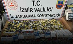 İzmir’de 180 bin adet boş makaron ele geçirildi