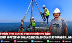 İzmir Körfezi’nin 30 farklı noktasından karot örneği alındı