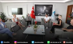 Ukrayna heyetinden Başkan Engin'e ziyaret