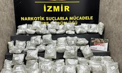 İzmir’de bir kargo firmasında yaklaşık 40 kg esrar ele geçirildi