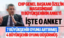CHP Genel Başkanı Özel’in masasındaki 11 büyükşehir belediyesinin anketi