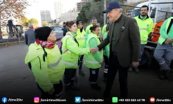 Başkan Engin, çalışanların yeni yılına kutladı