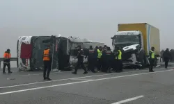 Malatya'da yolcu otobüsü devrildi: 4 ölü, 36 yaralı