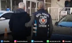 İzmir'de makas atarak trafiği tehlikeye atan sürücü yakalandı