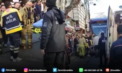 Sultanahmet’te tramvay yayaya çarptı