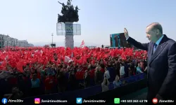 Erdoğan'dan İzmir mitinginde mesaj seli