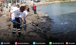 Urla’da kıyı temizleme çalışması gerçekleşti