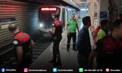 İzmir Metro'da intihar girişimi!