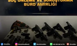 İzmir'de kaçak silah atölyesi baskınında 3 gözaltı