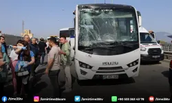 Turgutlu'da işçi servisleri kaza yaptı
