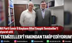 AK Parti İzmir İl Başkanı Saygılı'dan Temizeller'e ziyaret