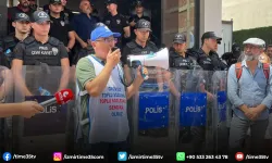 CHP il binası önümde eylem: Memurlar iş bıraktı