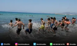 Kuşadası Belediyesi Nusaybinli çocukları ilk kez denizle buluşturdu