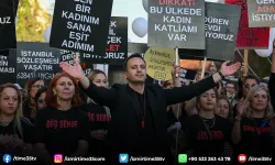 Bornova’da İstanbul Sözleşmesi için yürüyüş