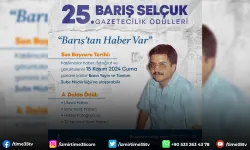 25. Barış Selçuk Gazetecilik Ödülleri için başvurular sürüyor