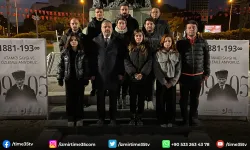 CHP İzmir sabahın ilk ışıklarında Atasının huzurunda